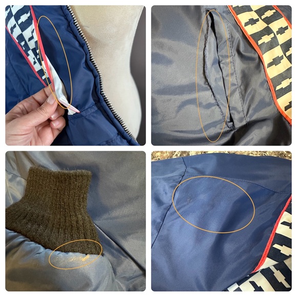 Sold Vintage Horizon Chevrolet Corvette Jacket Quilted Racing Coat Blue - Picture 15 of 15